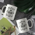 thumbnail image 3 of World's Best Dad Coffee Mugs 15 OZ Sublimation Mugs,Double-sided Printing Ceramic Cups Ceramic Mugs for Coffee,Tea,Hot Cocoa, 3 of 4