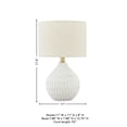 thumbnail image 5 of Signature Design by Ashley Contemporary Wardmont Table Lamp  White, 5 of 5