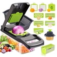thumbnail image 2 of Vegetable Chopper Onion Chopper Mandolin Slicer 13 In 1 Food Chopper Multifunctional Vegetable Chopper And Slicer Dicing Machine Adjustablevegetable Cutter With Container, 2 of 5