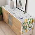 thumbnail image 4 of Sunflowers Table Runner - 60 Inch Long, Kitchen Dining Table Runner Dresser Scarves, Spring Flowers Gnomes Hydrangea Daisy Wood Farmhouse Decor for Coffee Tables Wedding Party Banquet, 4 of 8