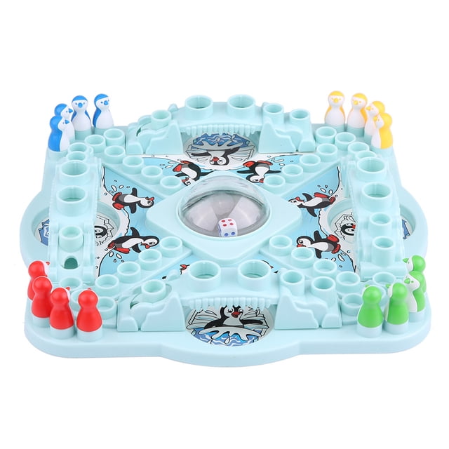 1 pieza de juguetes de pingüinos Pop 'n Drop para niños, tablero de dados de escritorio, juego de interacción familiar