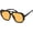Brown, variant on Rectangle Aviator Sunglasses, Retro Sunglasses for Women Men, Trendy Flat Frame 70s Sun Glasses