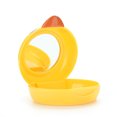 thumbnail image 4 of Cute Mini Eyewear Accessories Cartoon Duck Design Contact Lens Box Case Holder Container Case Simple and Cute Yellow, 4 of 5
