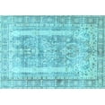 thumbnail image 1 of Ahgly Company Indoor Rectangle Persian Light Blue Traditional Area Rugs, 3' x 5', 1 of 4