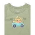 thumbnail image 3 of Garanimals Baby Boy Graphic Jersey Tank Bodysuit, Sizes 0-24 Months, 3 of 3