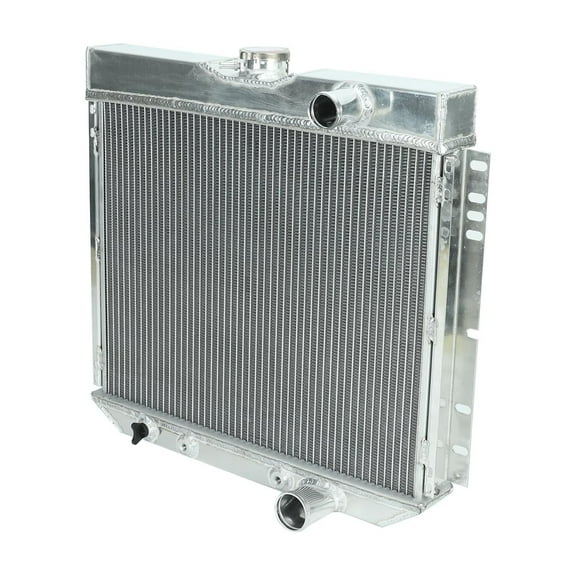 Confote Full Aluminum Core Racing 3 Row Radiator Compatible with 1963-1970 F-ord Fairlane Falcon Galaxie V8