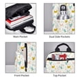thumbnail image 4 of Naloa Chicken Print Lightweight DayBackpack Suitable for school, work, shopping, travel, etc., 4 of 5