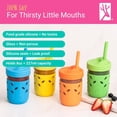 thumbnail image 3 of Vasos de vidrio para niños y bebés Elk and Friends, 240 ml, 4 unidades, 3 of 7