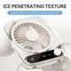 thumbnail image 4 of JF136 Desktop Fan Wide Angle Powerful Airflow Portable Hanging Desk Fan Cooler - Grey, 4 of 5