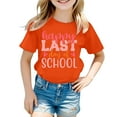 thumbnail image 3 of Hiijoy Girls Graduation T-Shirt Last Day of School Letter Print Short Sleeve T Shirt Tee, 3 of 3