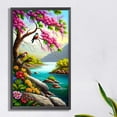 thumbnail image 2 of Pintura de diamante 5D DIY Kit de paisaje de taladro redondo completo Decoración del hogar Arte Artesanía Hugtrwg Para estrenar, 2 of 9