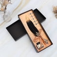 thumbnail image 1 of Stationery Gift Box Nibs Dip Writing Instrument Calligraphy, Vintage Quill Set, For Writing Student, 1 of 8