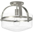 thumbnail image 4 of Designers Fountain Jaxon Brushed Nickel 1 Light Semi Flush Mount Ceiling Light, 90611-BN, 4 of 8