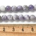 thumbnail image 5 of Natural Purple Turquoise Beads Strands Round 6mm Hole: 0.8mm about 65pcs/strand 15.35 inch(39cm), 5 of 5