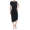 thumbnail image 4 of Sanctuary Clothing Womens Asymmetric One Shoulder Dress, Black, X-Small, 4 of 5