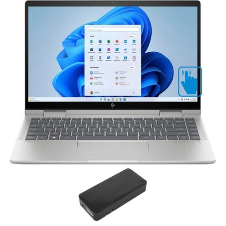 HP Envy 14-es00 Home/Business 2-in-1 Laptop (Intel i5-1335U 10-Core, 14.0in 60 Hz Touch Full HD (1920x1080), Intel Iris Xe, 8GB RAM, 512GB SSD, Win 11 Home) with DV4K Dock