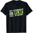 thumbnail image 1 of Playera de Gimnasio "Mi Estómago Está Plano" Divertida, 1 of 7