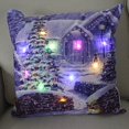 thumbnail image 1 of Funda de almohada de Navidad con luces LED, decoración de habitación, regalo de Año Nuevo para niños, 45 cm, 1 of 4