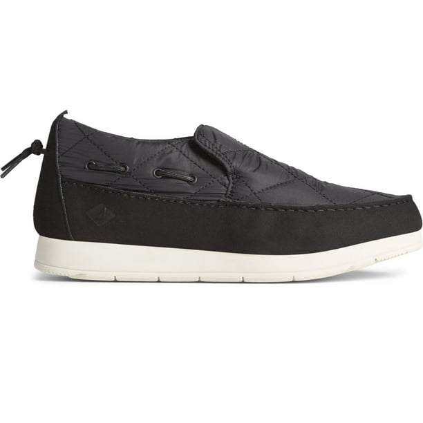 Sperry TopSider MocSider Nylon Slip On Men Black