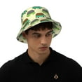thumbnail image 4 of Sikiie Turtle On Skateboard Reflective Double-Sided Bucket Hat, Sun Hat, for Gardening, Beaching, Camping, Hiking, Fishing, 4 of 6
