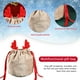 thumbnail image 4 of Bolsa de regalo de dulces de Reno de Navidad, bolsa de regalo de terciopelo de Papá Noel para niños, bolsa de regalo de fiesta de año nuevo con cordón, 5/10, 4 of 4