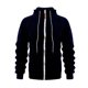 thumbnail image 5 of Pullover for Men Zip Up Mock Neck Fleece Hoodie Color Block Long Sleeve Hooded Sweatshirts Fashion Casual Sport Coats Royal Blue XXL, 5 of 5