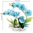thumbnail image 2 of Bonsái de orquídea artificial Sincero con macetas de porcelana de imitación, 2 of 5