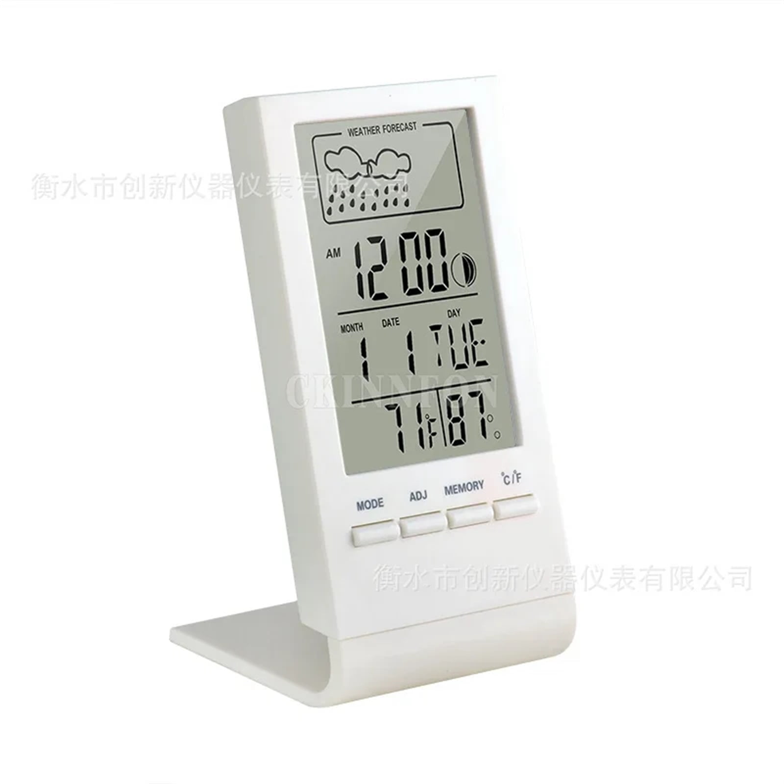 10Pcs/lot CX-220 Mini Digital Hygrometer Indoor Temperature Humidity Meter Gauge Clock Weather Station Forecast Max Min Value ,Excellent Visual Experience
