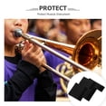 thumbnail image 2 of LEEYNEER 6 Pcs Trombone Drawstring Cover Trombone Neck Covers French Horn Pu Protector Trombone Neck Sleeve, 2 of 6