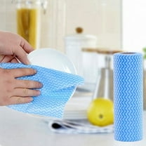 Kitchen Cleaning Wipe, Roll Of 50Pcs Disposable Nonstick Wiping Rags House Cleaning Cloth Kitchen Dish Dishcloth (Random Color)