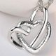 thumbnail image 5 of Pulabo Elegante Collar De Mujer Amor Corazón Collar De Cristal De Circón Fiesta Del Día De San Valentín Regalos De Cumpleaños Calidad Superior Y Práctico Creativo, 5 of 5