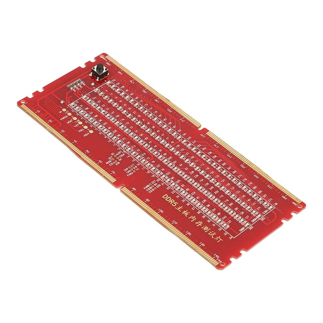 DD Desktop Memory Test Card,DDR5 RAM Memory Slot Memory Slot Tester Cardwith LED Light RAM Memory Slot Tester Finest Materials