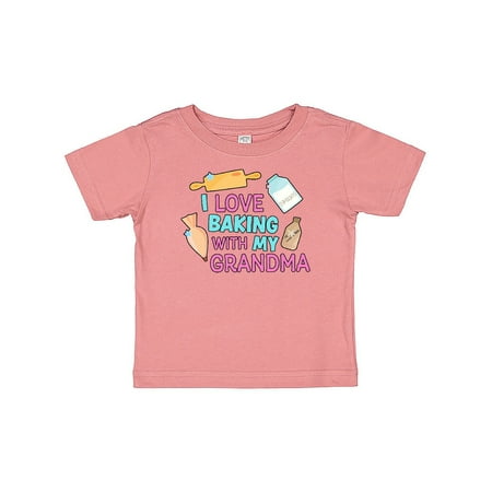 

Inktastic I Love Baking with My Grandma Gift Baby Girl T-Shirt