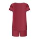 thumbnail image 5 of Pijama de cuello redondo y manga corta con estampado informal de moda para mujer con pantalones para el hogar Conjunto de top y pantalones de poliéster para mujer, 5 of 5