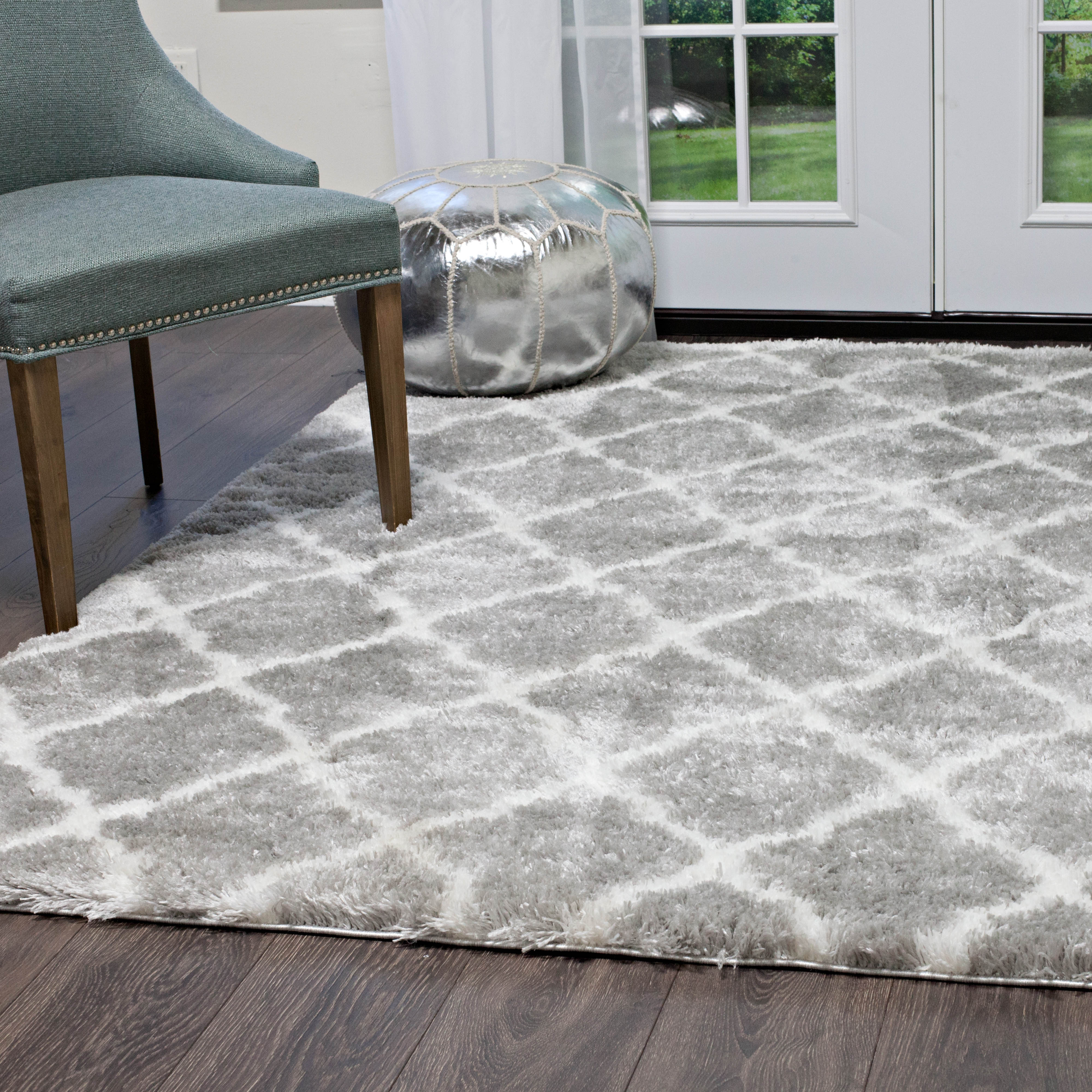 Home Dynamix Carmela Collection Plush Microfiber Shag Area Rug
