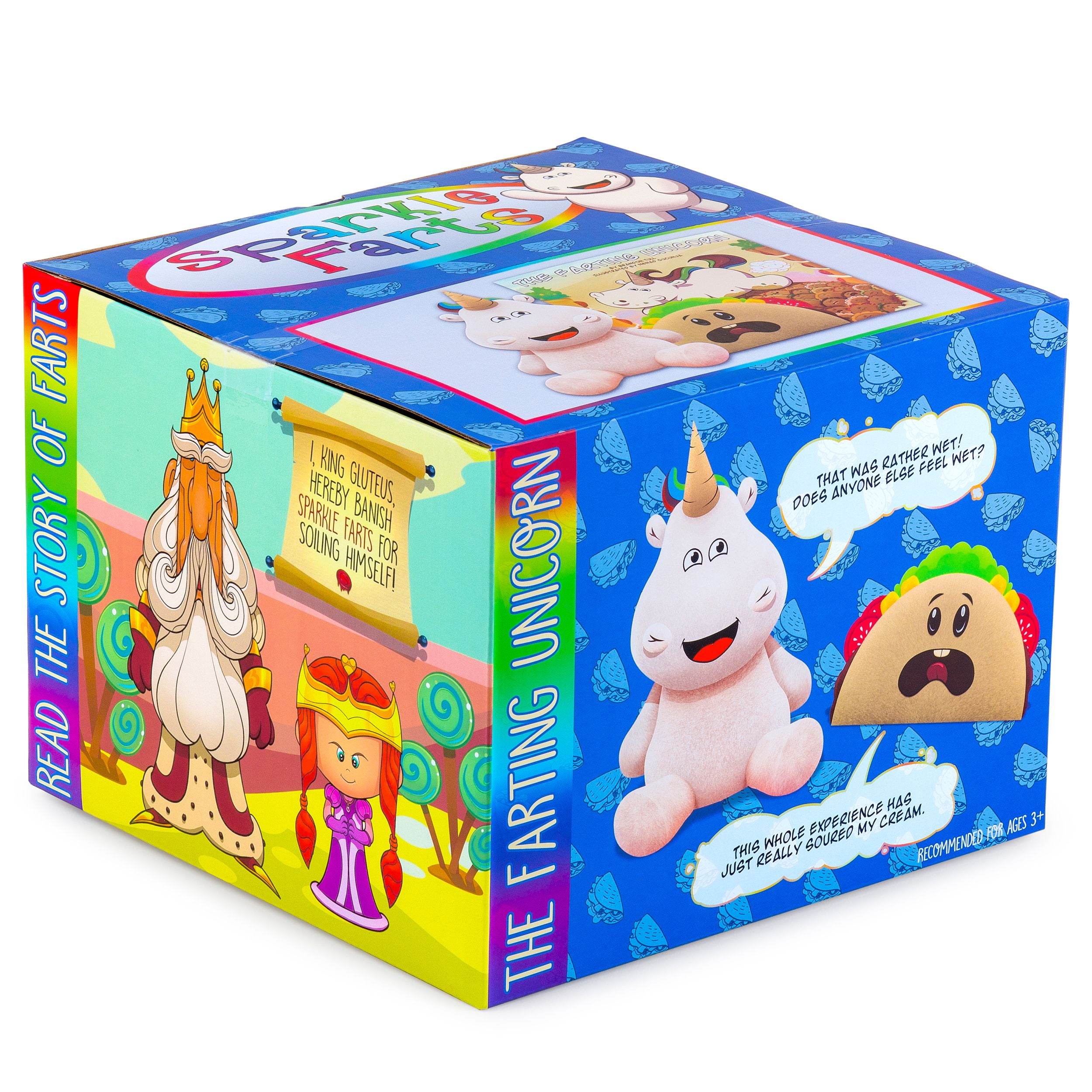 sparkle farts unicorn plush