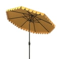 thumbnail image 4 of SAFAVIEH Venice 11' Market Crank Round Umbrella, Yellow, 4 of 6