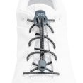 thumbnail image 4 of Lock Laces Reflective 2-Pack (Elastic No Tie Shoelaces) (Storm Gray-Storm Gray), 4 of 4