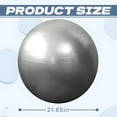 thumbnail image 2 of BESTSKY Exercise Ball,21.65in Yoga Ball For Pregnancy,Safety And Explosion-Proof Stability Ball,Gray, 2 of 7