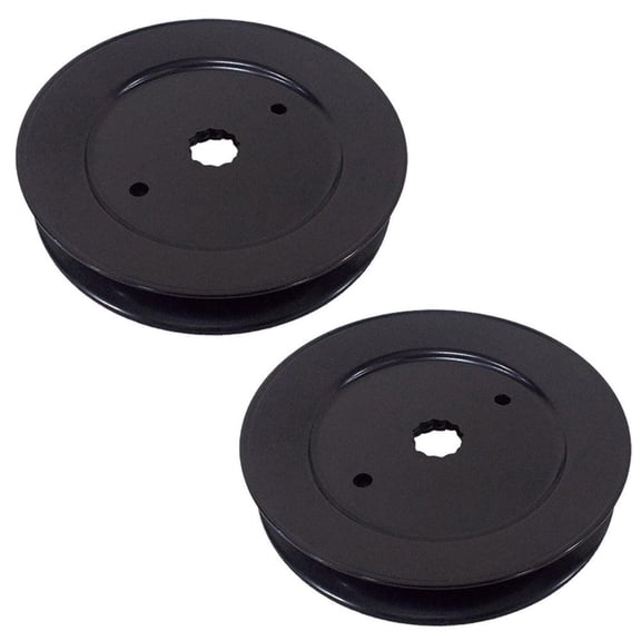 2 Pcs 153531 173434 532173434 Replacement Splined Steel Pulleys