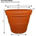thumbnail image 2 of Tusco Products Plastic Rolled Rim Planter, Terra Cotta Color, 24.5" Diameter, 2 of 2