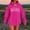 Hot Pink, variant on Womens Oversized Hoodies Sweatshirts Long Sleeve MAMA Print Casual Loose Fleece Pullover Winter Fall Outfits Fashion Y2k Clothes