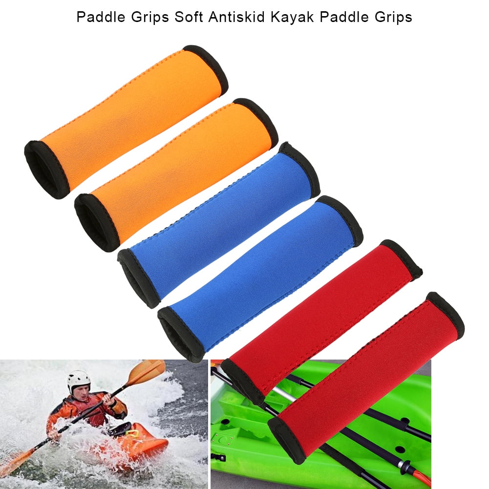 2pcs Kayak Canoe Boat Colorful Paddle Grips Prevent Blisters Calluses Fr.hc 