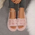 thumbnail image 3 of Fuzzy Slippers Ofreoo Women's Fashion Casual Winter Home Indoor Cotton Slippers, 3 of 8