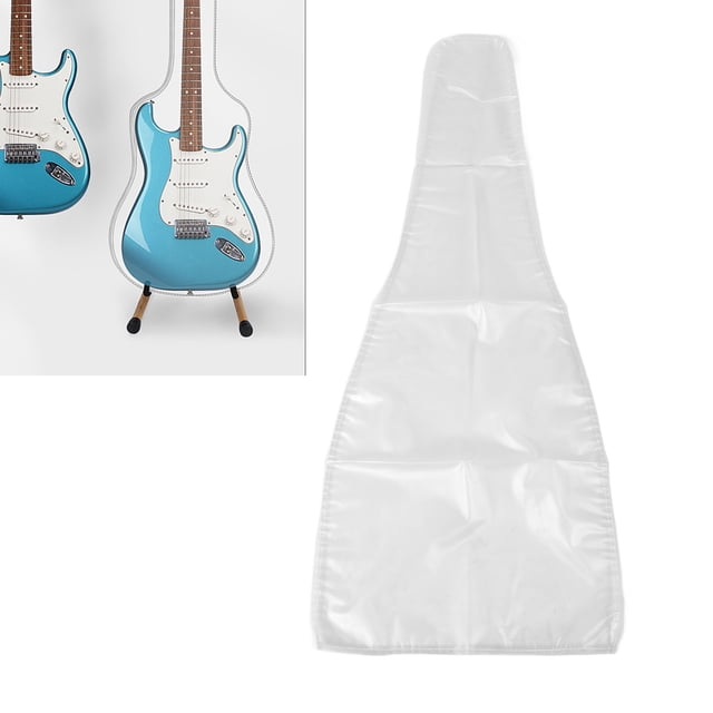 Transparent Electric Guitar Cover, Transparent Guitar Dust Cover PVC Sealing Protection for Home