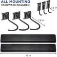 thumbnail image 4 of RaxGo Garage Bike Rack Wall Mount Bicycle Storage Hanger with 3 Adjustable Hooks, 4 of 6