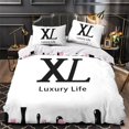 thumbnail image 3 of Home Bedding Cover Set Luxury Pattern Duvet Cover Quilt Cover Set Bed Gift Designable,Queen (90"x90"), 3 of 5