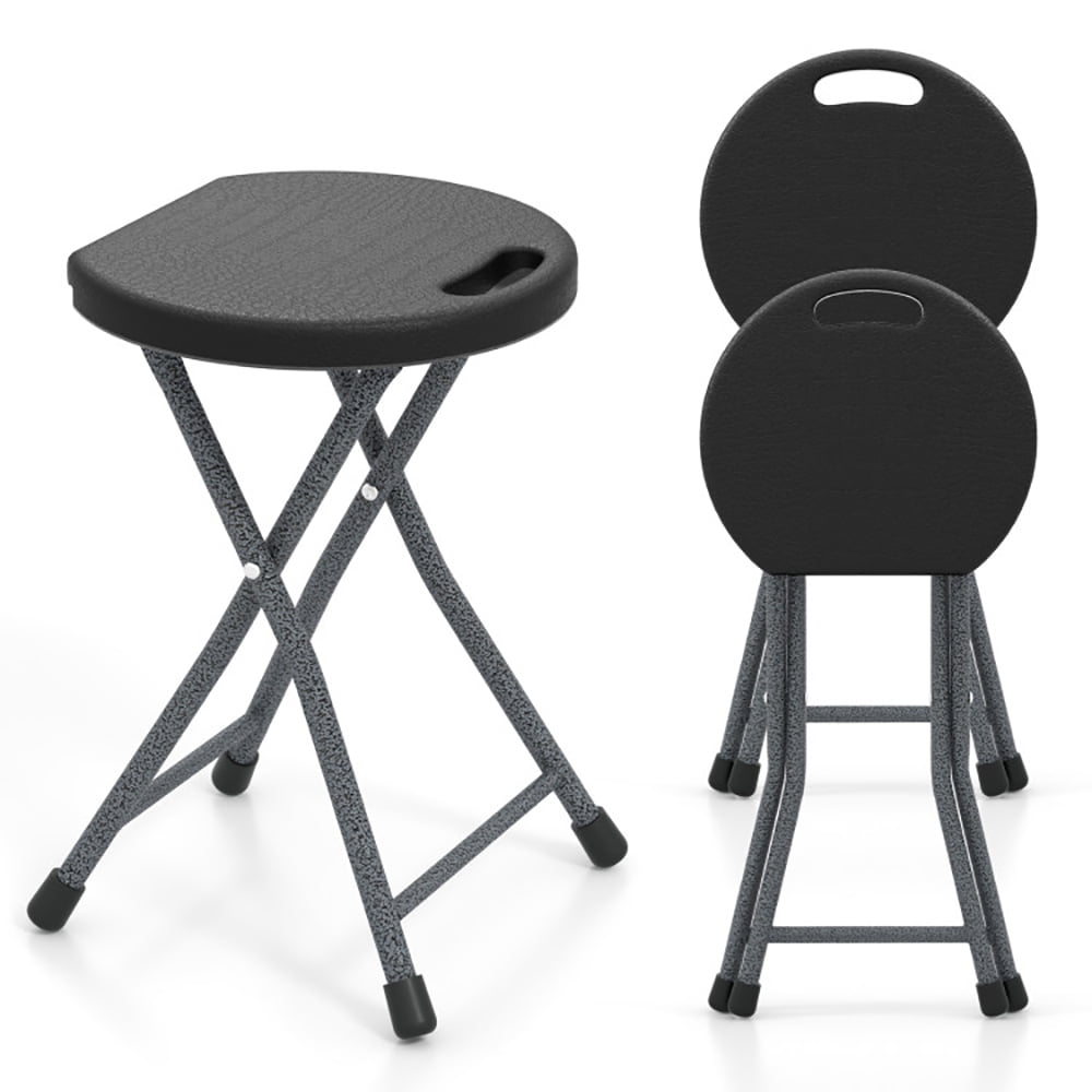 Aimee Lii Folding Stool with Built-in Handle for Adults-2 Pieces, Portable Chairs for Adults