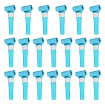 Uxcell 20 Pcs Colorful Noise Makers Plastic Party Blowers Party Favors for Birthday Parties Holiday Christmas New Years Gift Favors, Blue