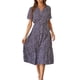 thumbnail image 3 of Vestido de verano de manga corta para mujer, vestido de verano con escote en V profundo para mujer, vestido informal para mujer con acabado de lujo, 3 of 6